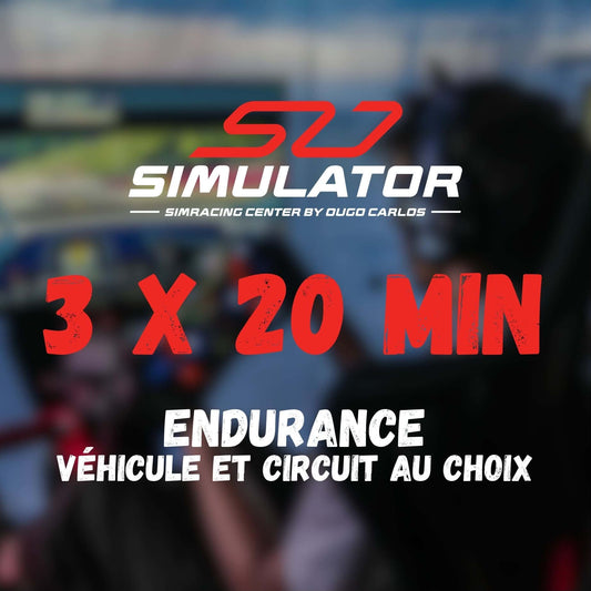 Endurance 3 x 20min